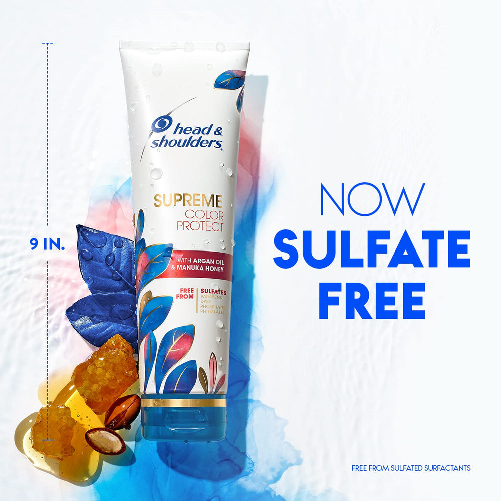 Head & Shoulders conditioner silky ribbon demonstrating smoothing benefits and improved manageability