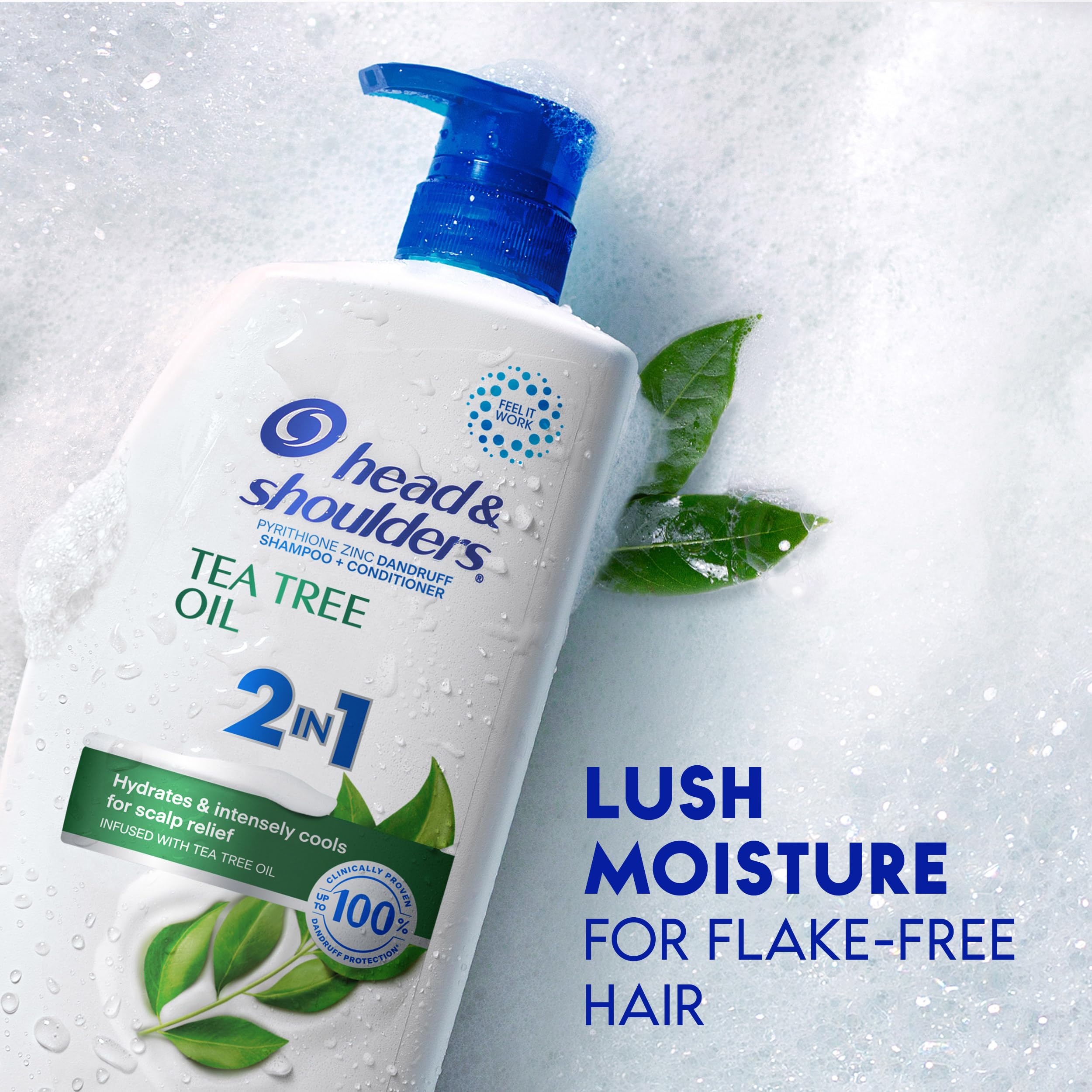Head & Shoulders twin-pack front view on shelf