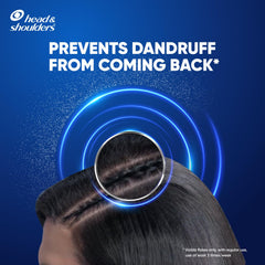 Head & Shoulders Anti Dandruff Cool Menthol Shampoo foamy lather delivering cooling sensation.