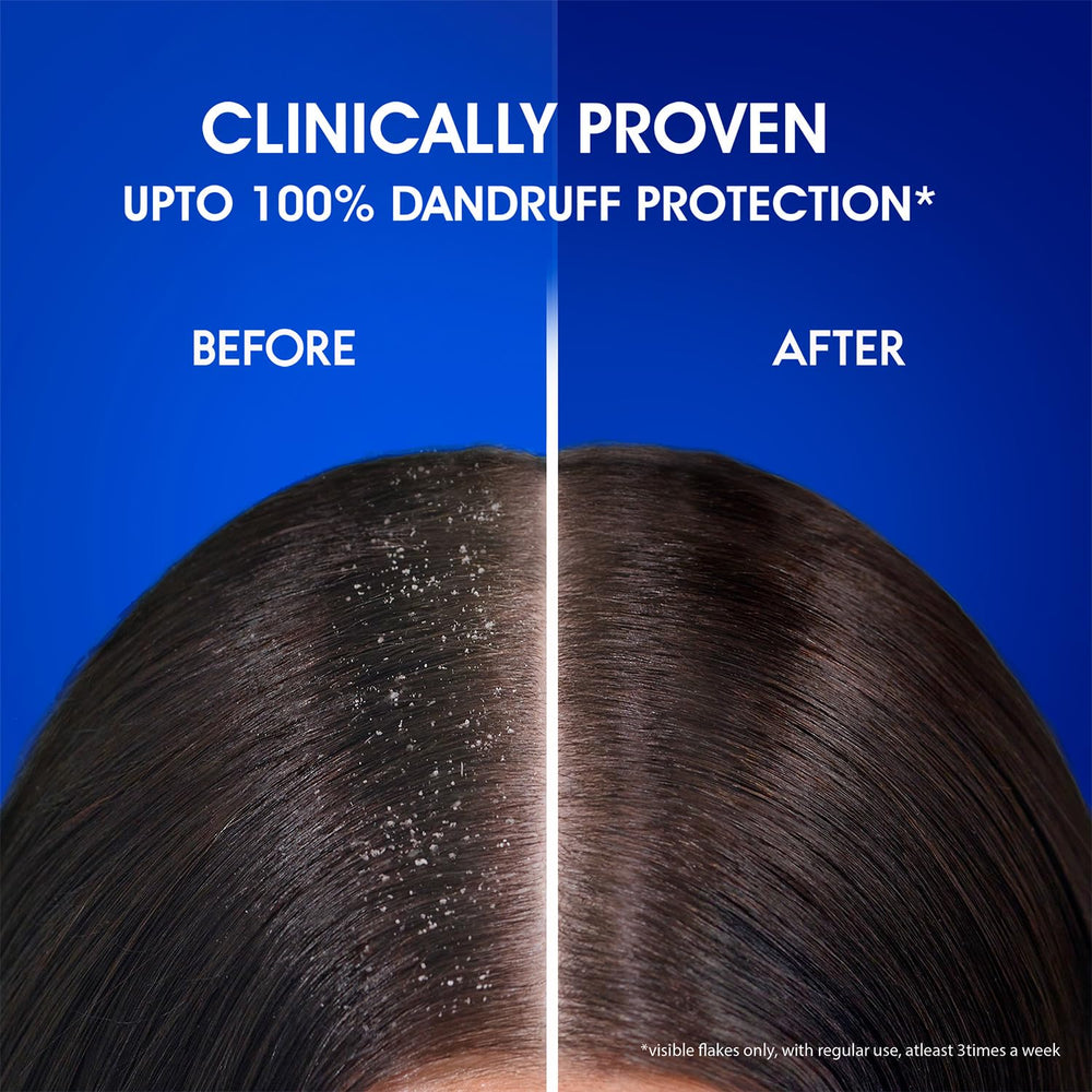 Head & Shoulders Anti Dandruff Cool Menthol Shampoo weekly-use friendly formula.