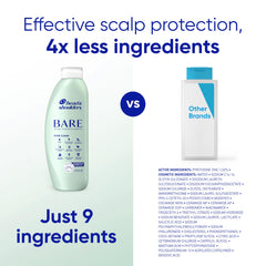Head & Shoulders BARE ZPT icon graphic indicates zinc-based dandruff protection.