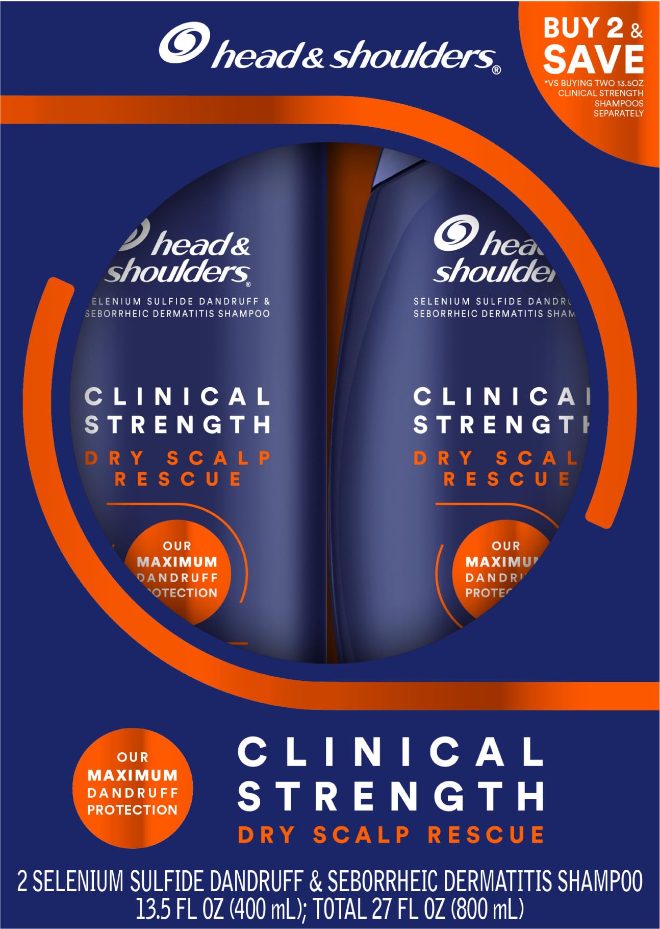 Head & Shoulders bottle pouring into hand for easy daily use