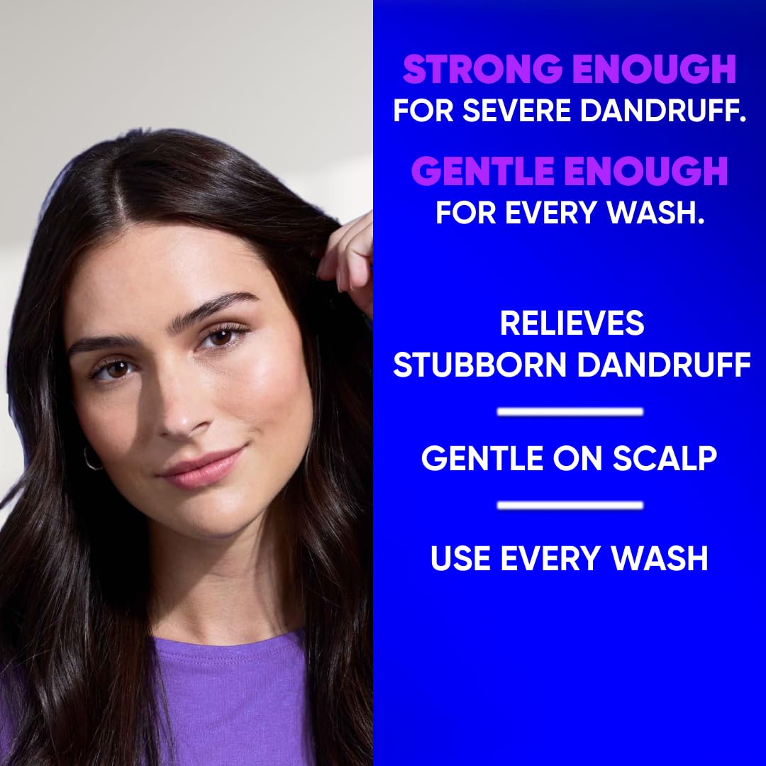 Head & Shoulders Clinical Strength after-wash shine suggests healthier-looking hair.
