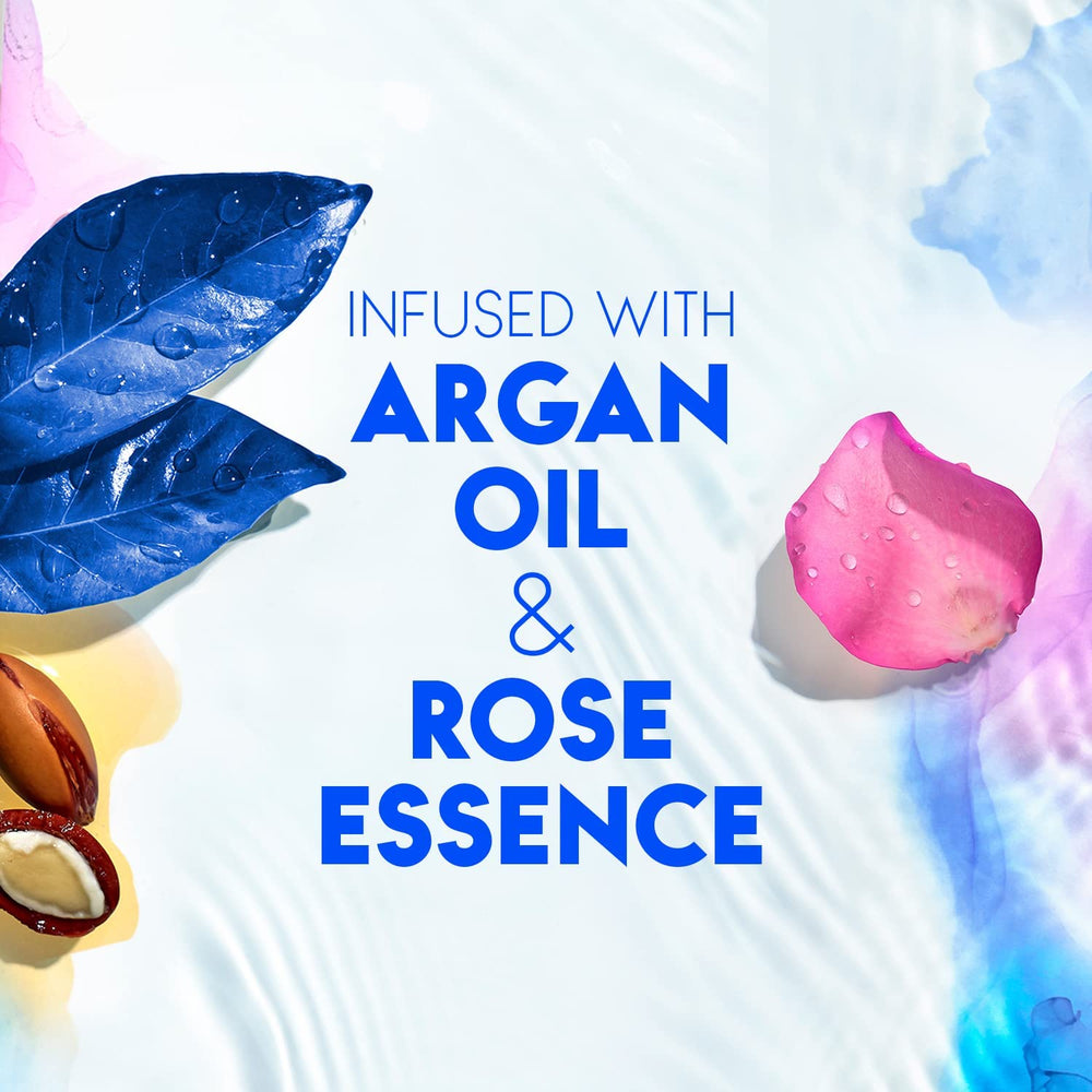 Head & Shoulders Supreme argan oil glow on hair fibers after use