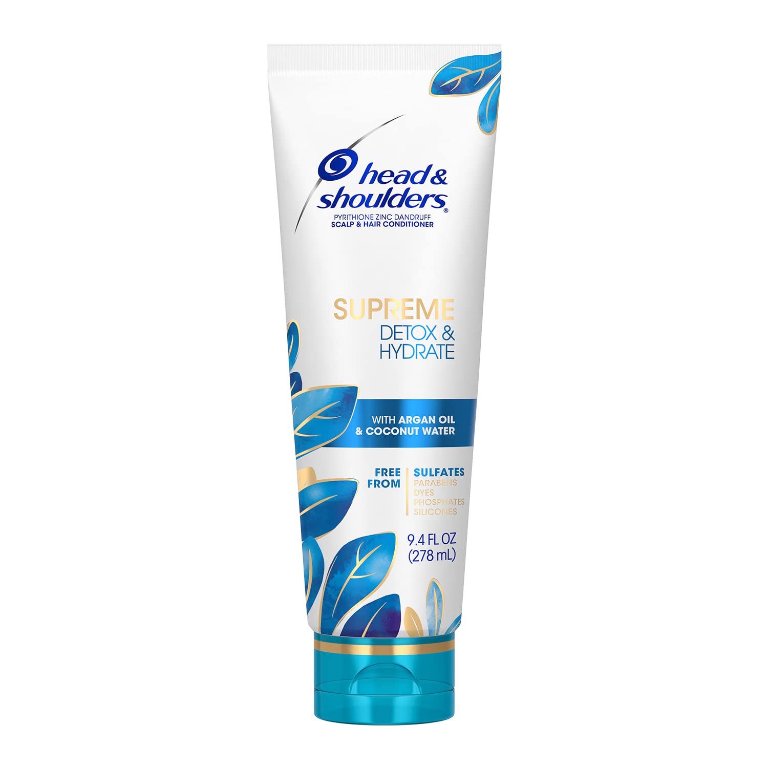 Ingredients highlight coconut water and natural oils in Head & Shoulders Supreme Detox & Hydrate