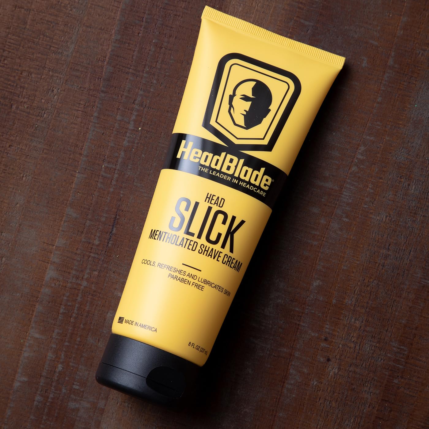 HeadBlade HeadSlick easy rinse thanks to water-soluble formula.
