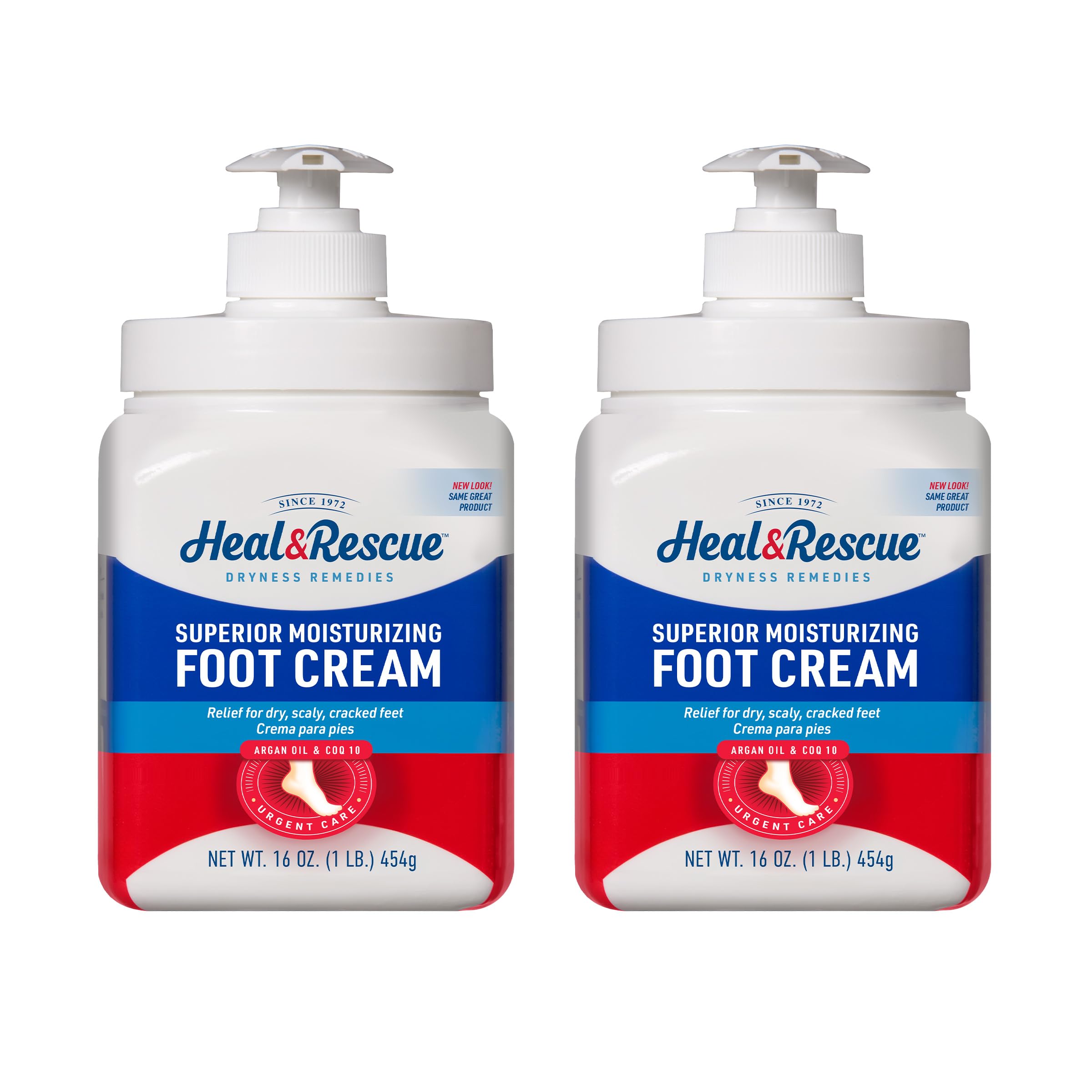 Heal & Rescue Heel Rescue foot cream bottle showing a rich hydration for dry feet