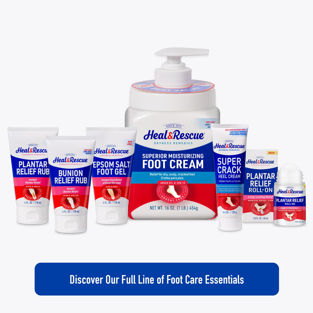 Heal & Rescue silky finish on skin after application