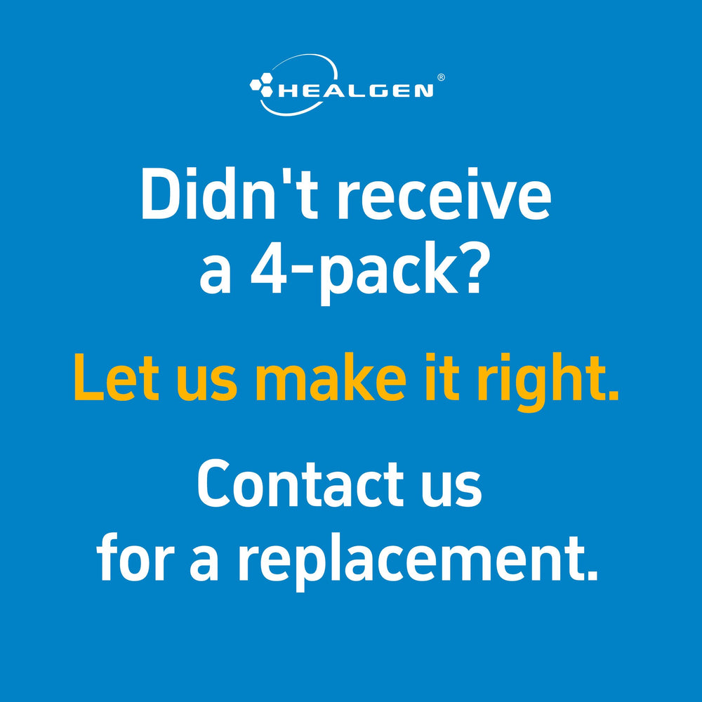 HEALGEN Rapid Check three-in-one display shows combined infection status.