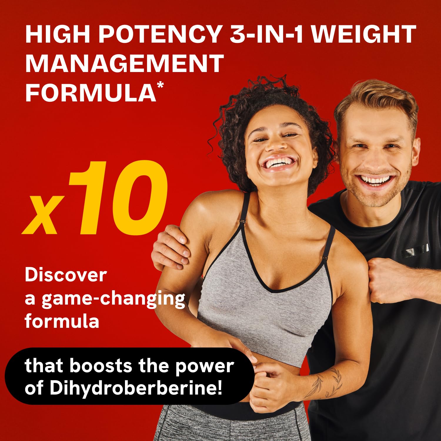 HealMeal Dihydroberberine ingredients panel featuring R Alpha Lipoic Acid and Apigenin.