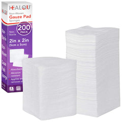 Healqu gauze sponges 2x2 inch front view for versatile wound care.