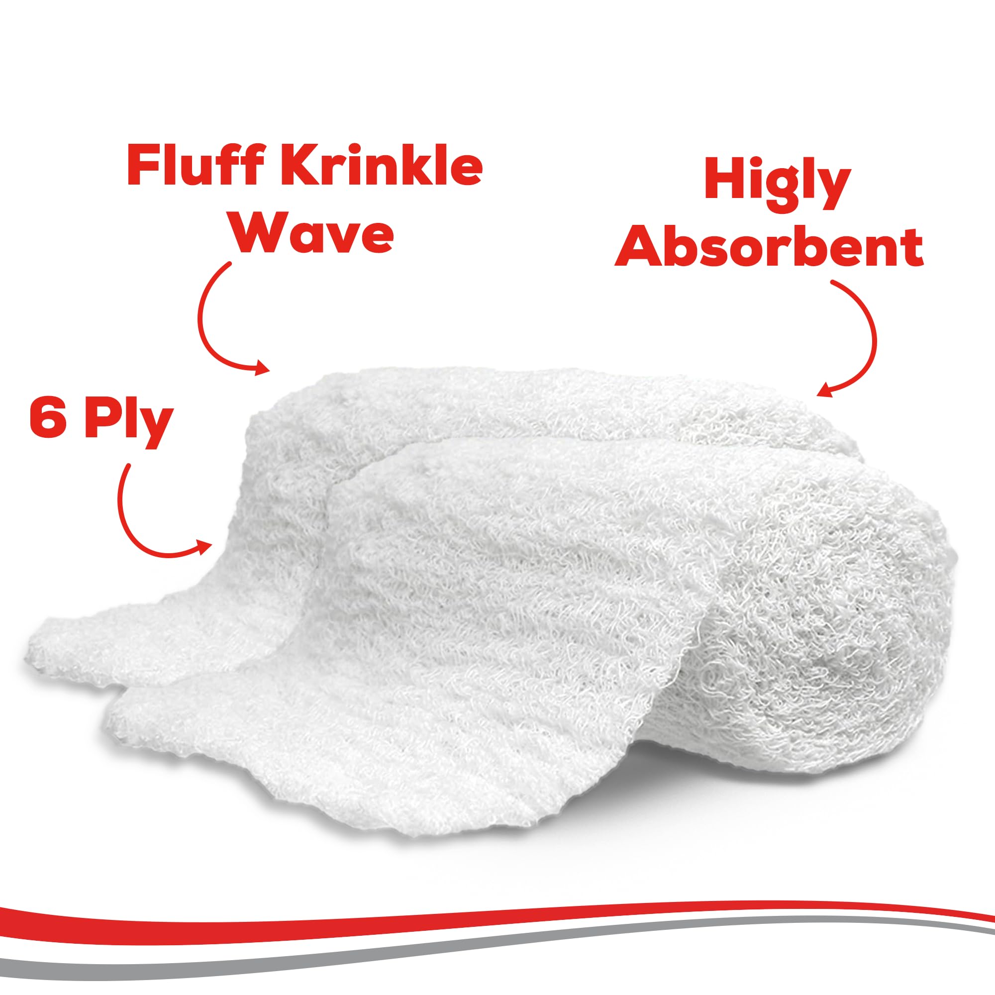 Healqu Kerlix gauze roll in sterile packaging, ready for home or clinic use.