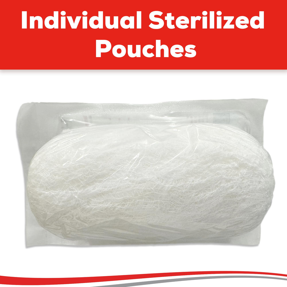 Healqu sterile kerlix bandage ready for scrapes, burns, and minor wounds.