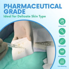 Healqu soft pliable gauze skin contact gentle dressing.