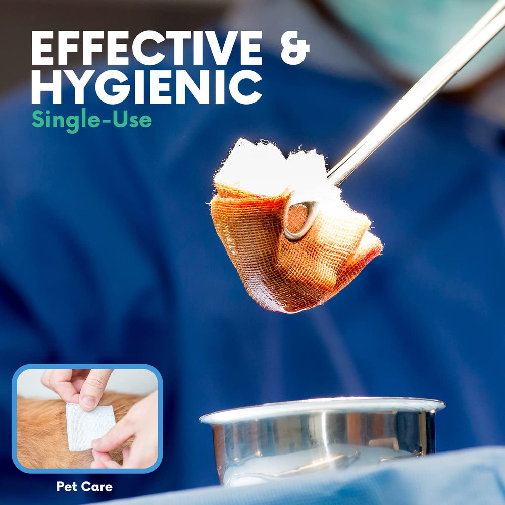 Healqu wound cleaning gauze sponges for versatile care.