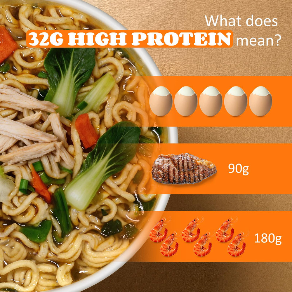Healspot high-protein ramen classic-pork-cup provides hearty texture for busy days.