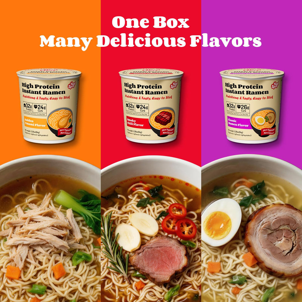 Healspot ramen non-fried-noodles-closeup highlights lighter, lower-fat noodle base.