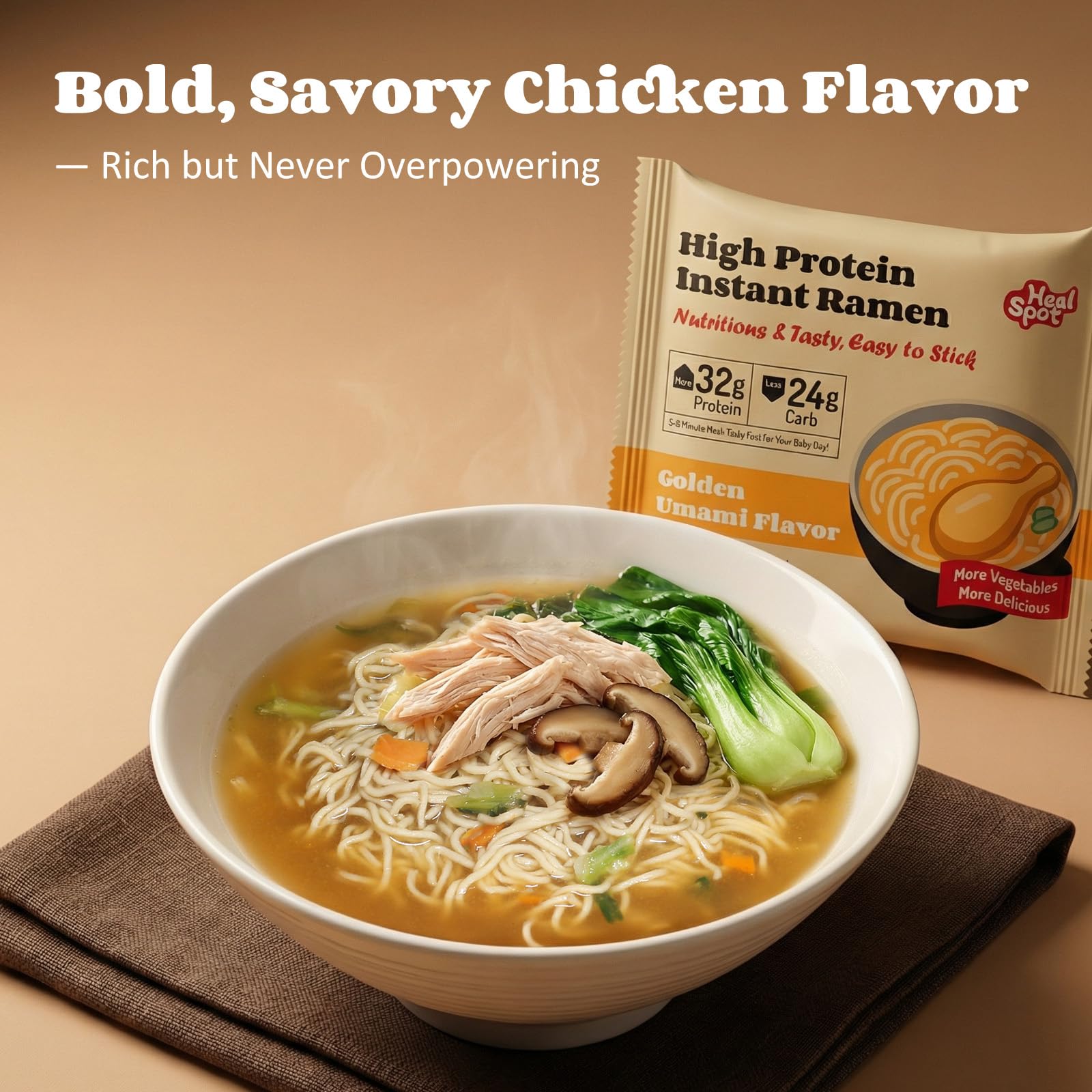 Healspot post workout ramen recovery bowl protein helps replenish energy