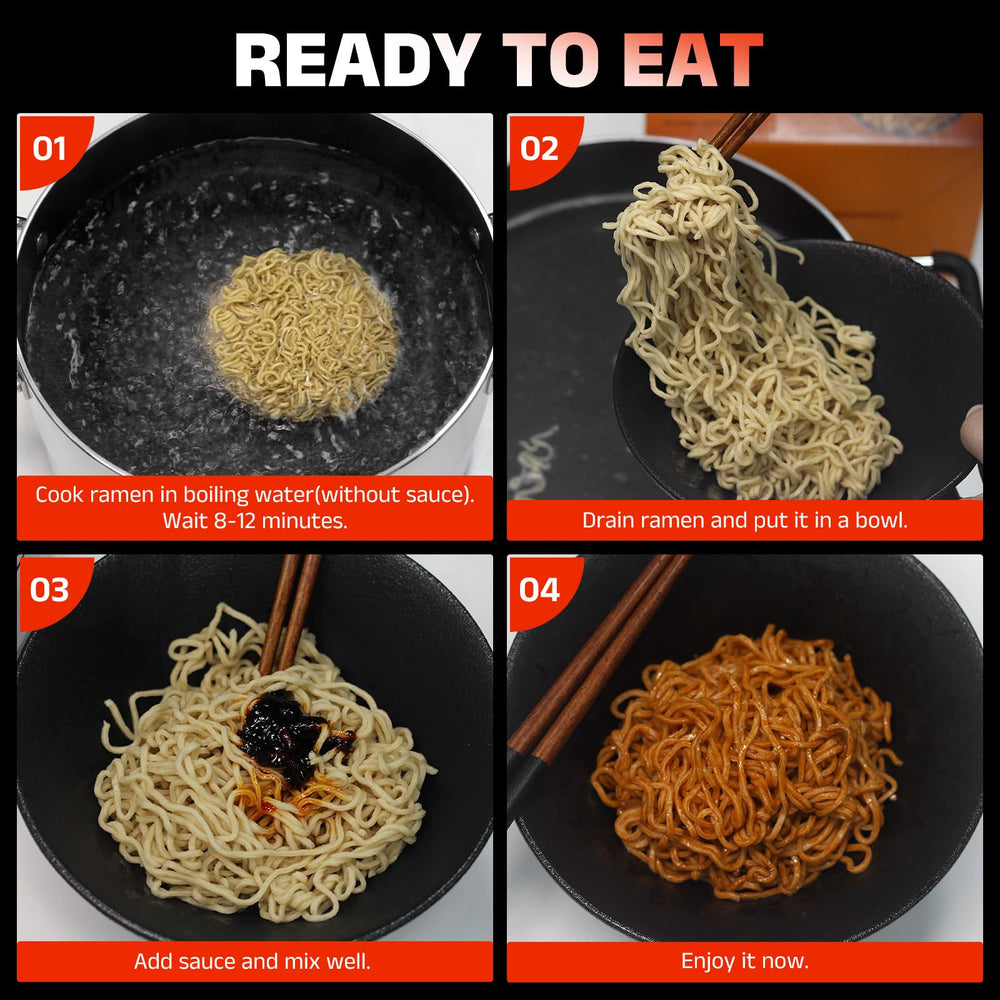 HealSpot serving idea with noodles and toppings