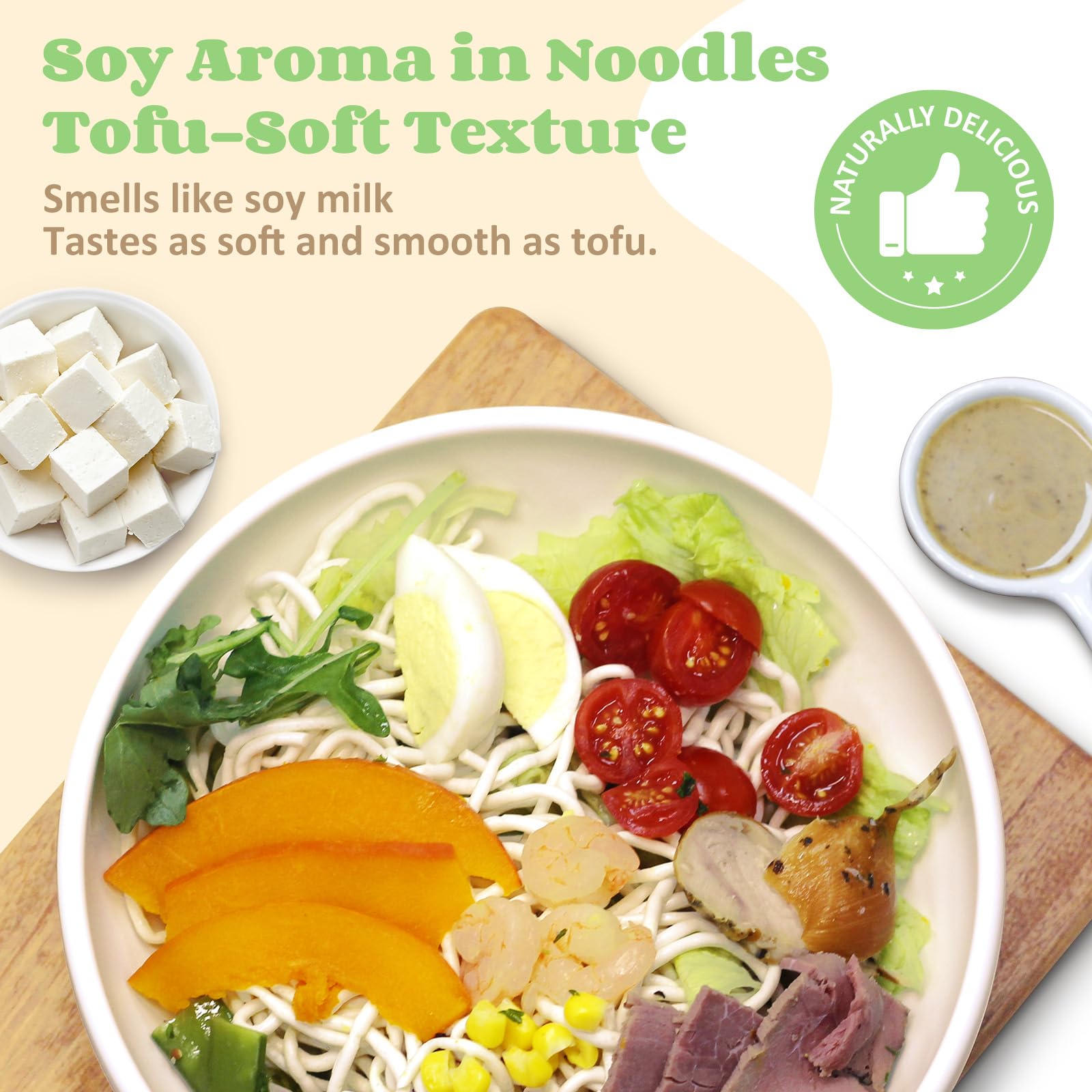 HealSpot Tofu Noodles cooking steps showcase quick two-minute prep.