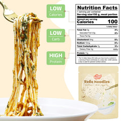 HealSpot Tofu Noodles ingredients snapshot highlighting soy milk base.