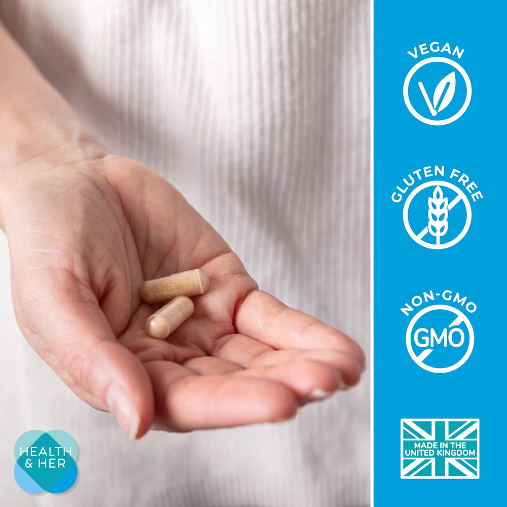 Health and Her perimenopause sage capsule with supportive nutrients