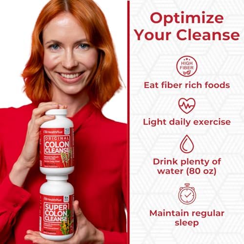 Health Plus Super Colon Cleanse gluten-free and dairy-free formula.