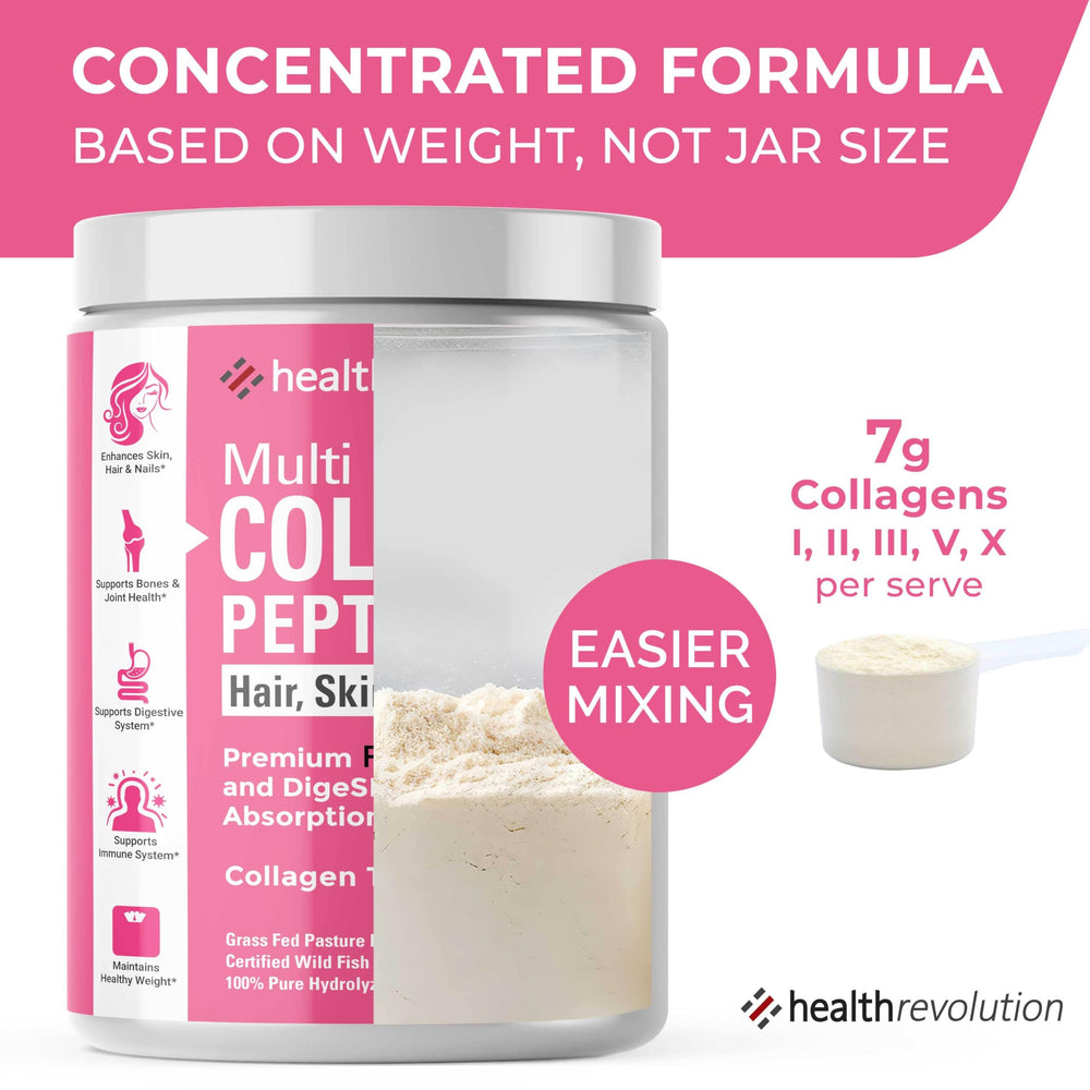 Health Revolution grass-fed bone broth blend icon on packaging