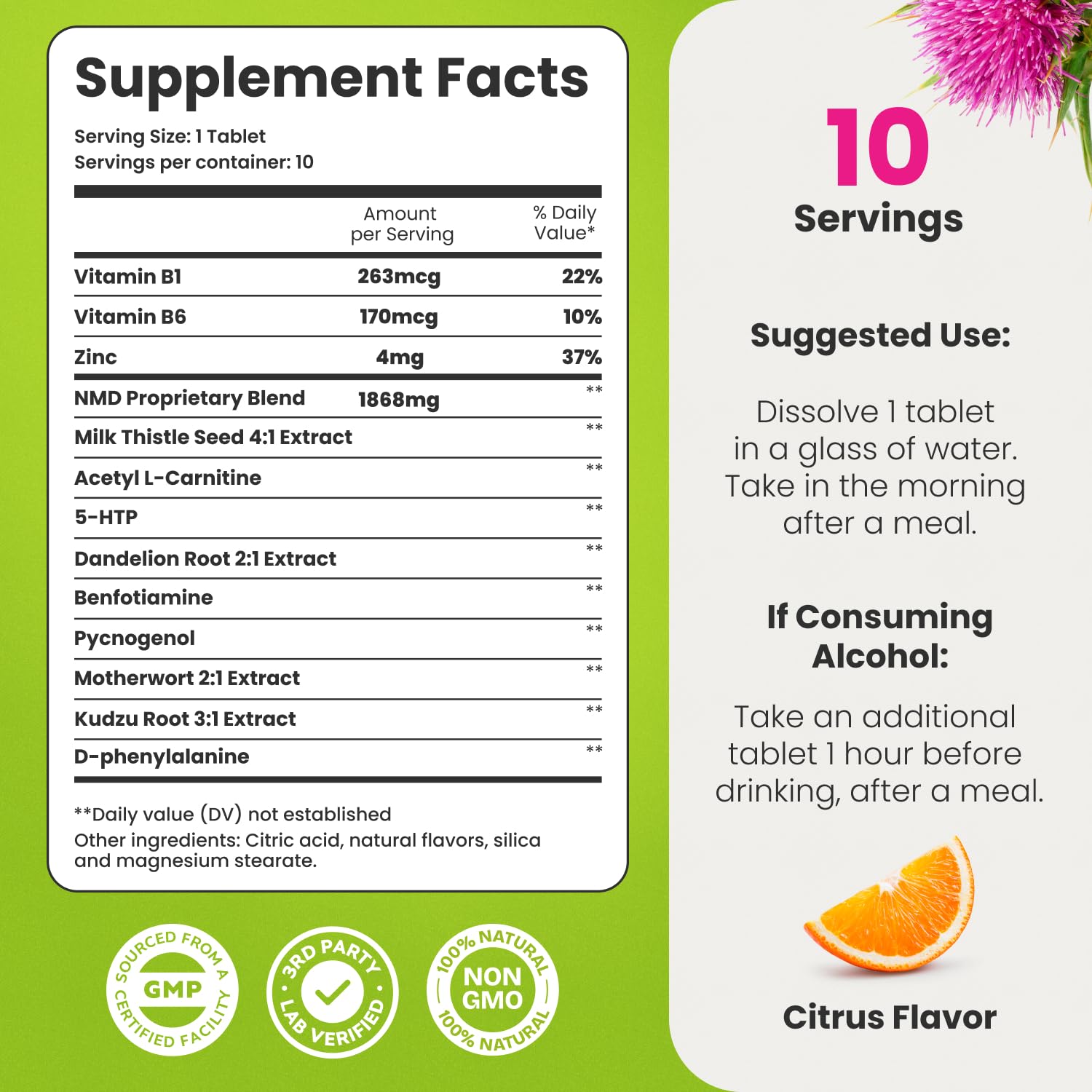 Healthbiotics NoMoreDrinks ingredients-milk-thistle closeup conveys liver support herbs.