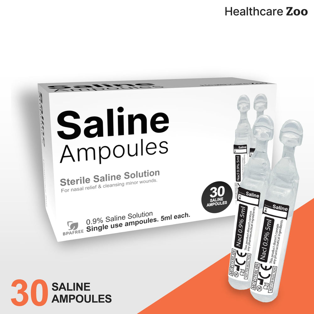Healthcare Zoo wound cleansing ampoule used on minor injuries.