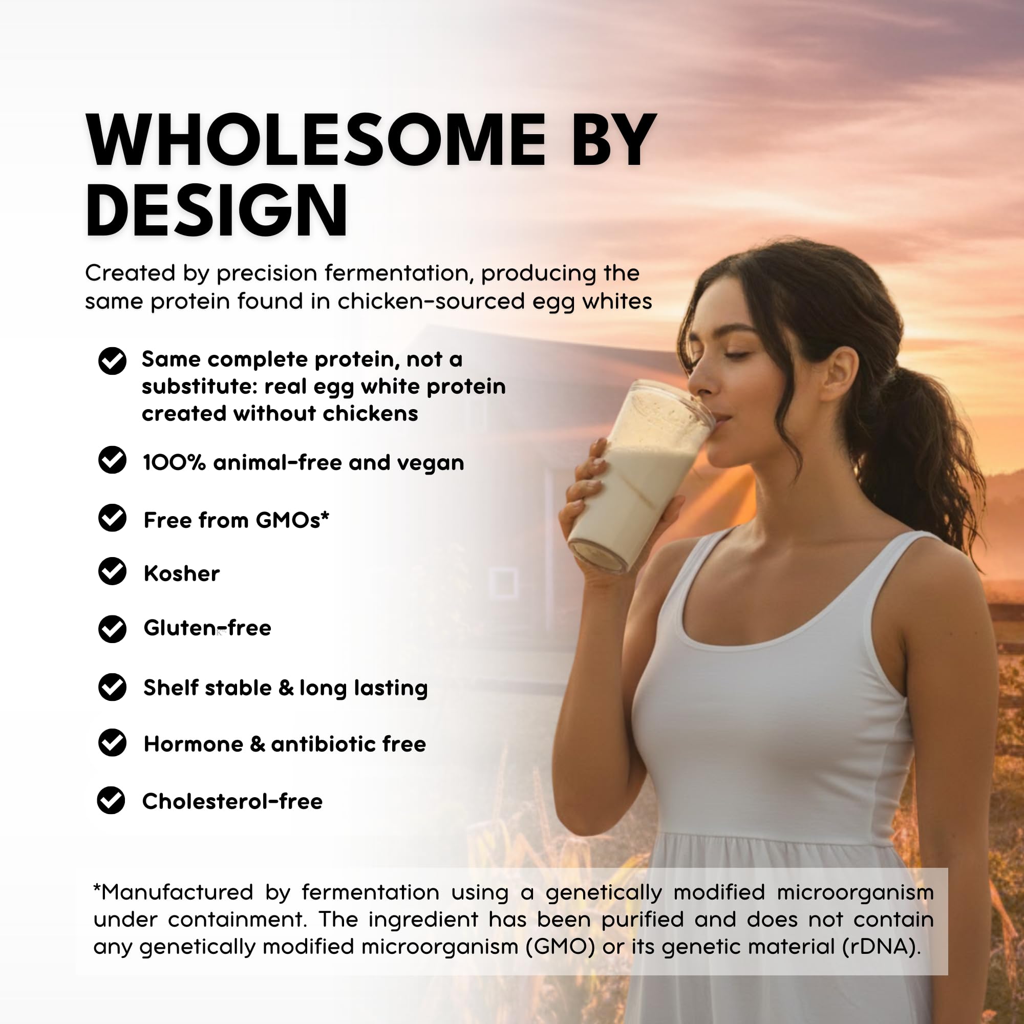 Healthier Comforts egg white powder in pancake batter, high-protein breakfast