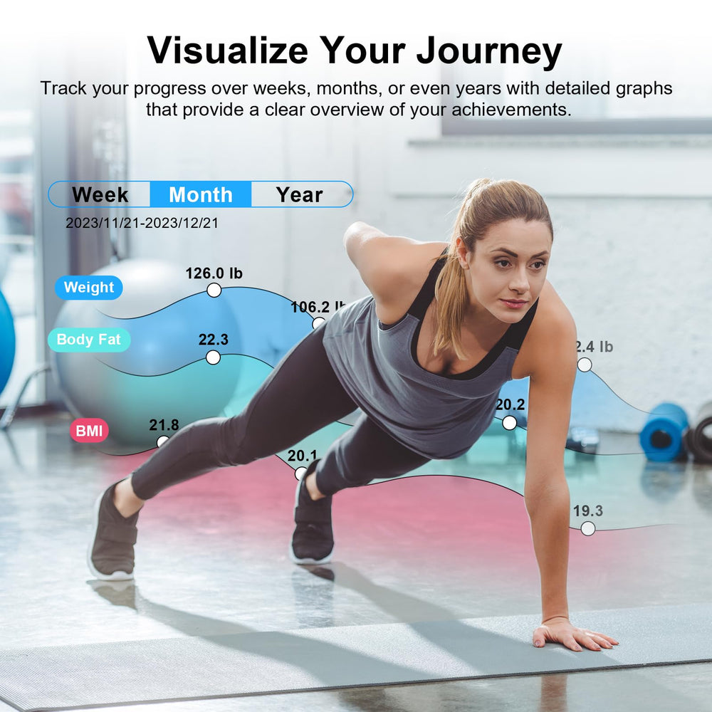 Healthkeep scale with multi-user modes for family fitness.