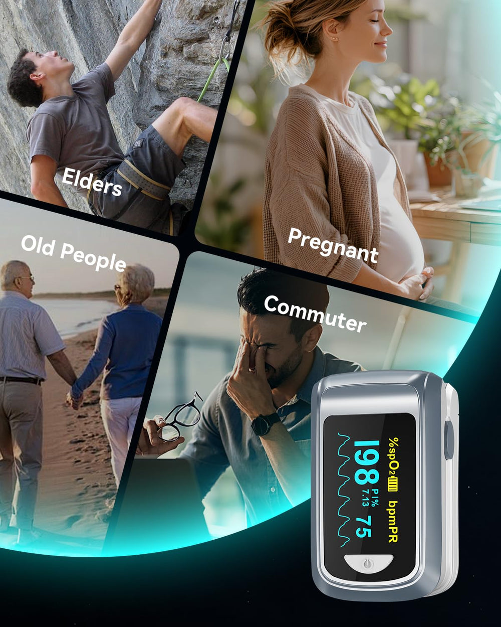 HealthTree package includes batteries and user manual for quick setup.
