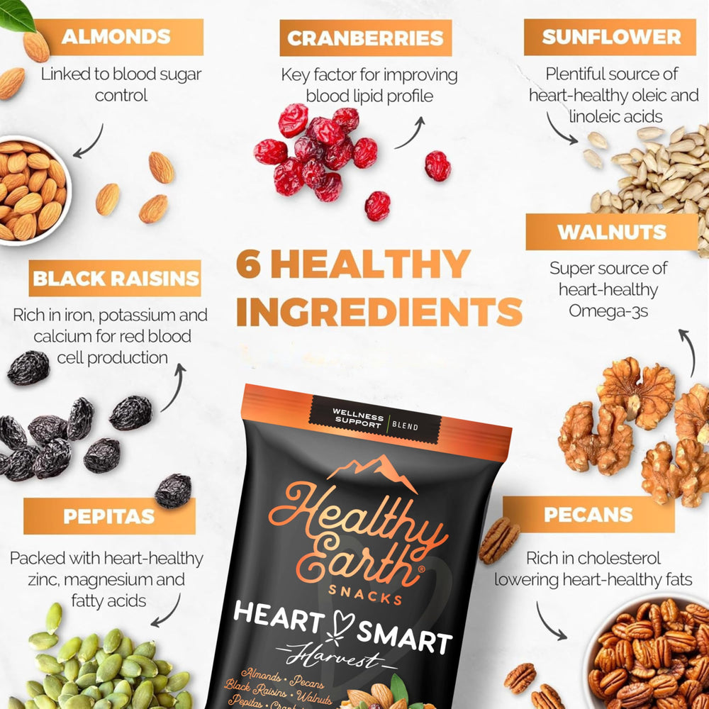 Healthy Earth Snacks transparent packaging view shows freshness and quality control.