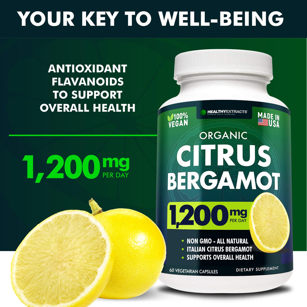 Citrus Bergamot capsules with 80% polyphenols for antioxidant support