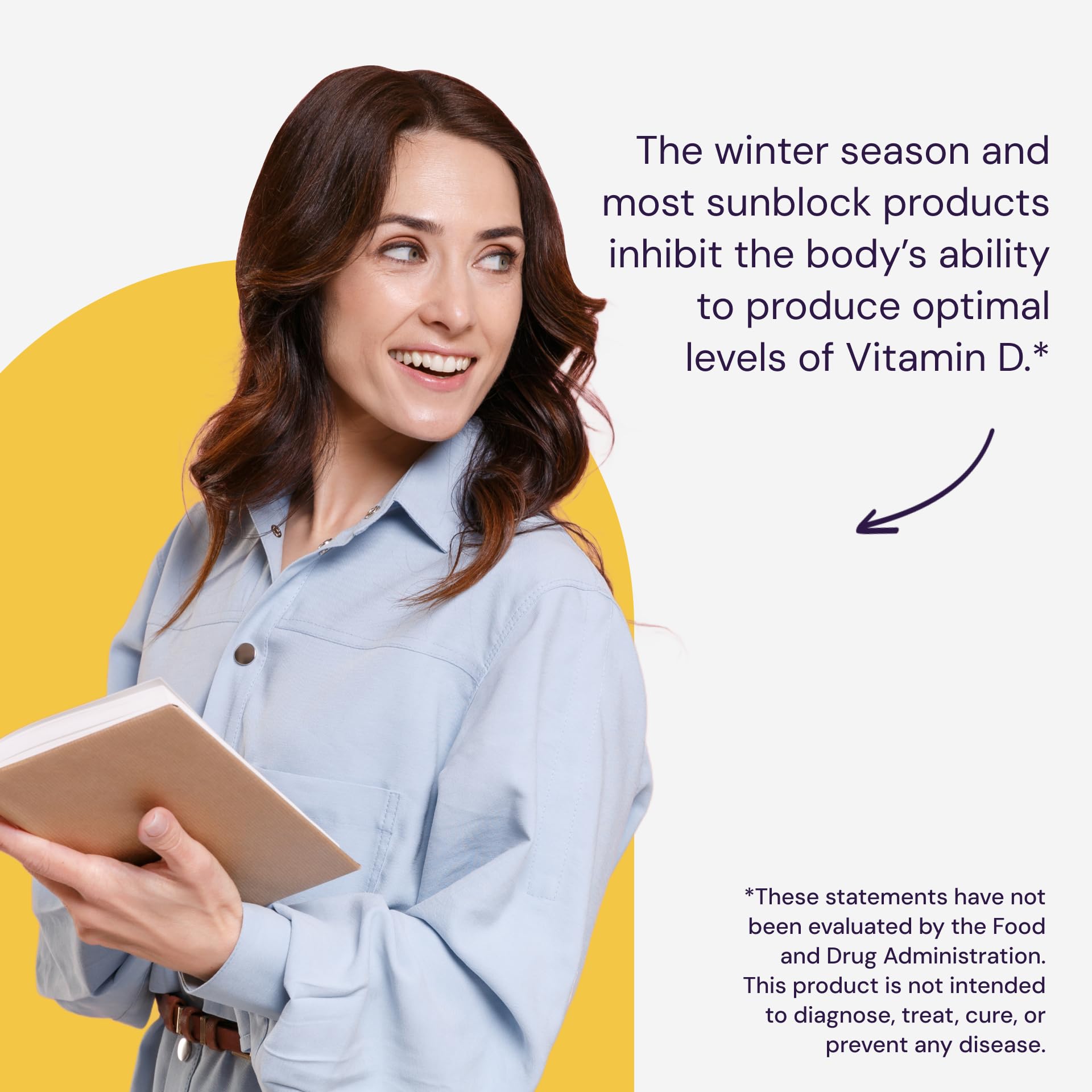 Daily use scene with Healthy Origins D3 softgels for consistency