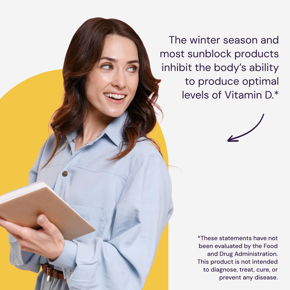 Daily use scene with Healthy Origins D3 softgels for consistency