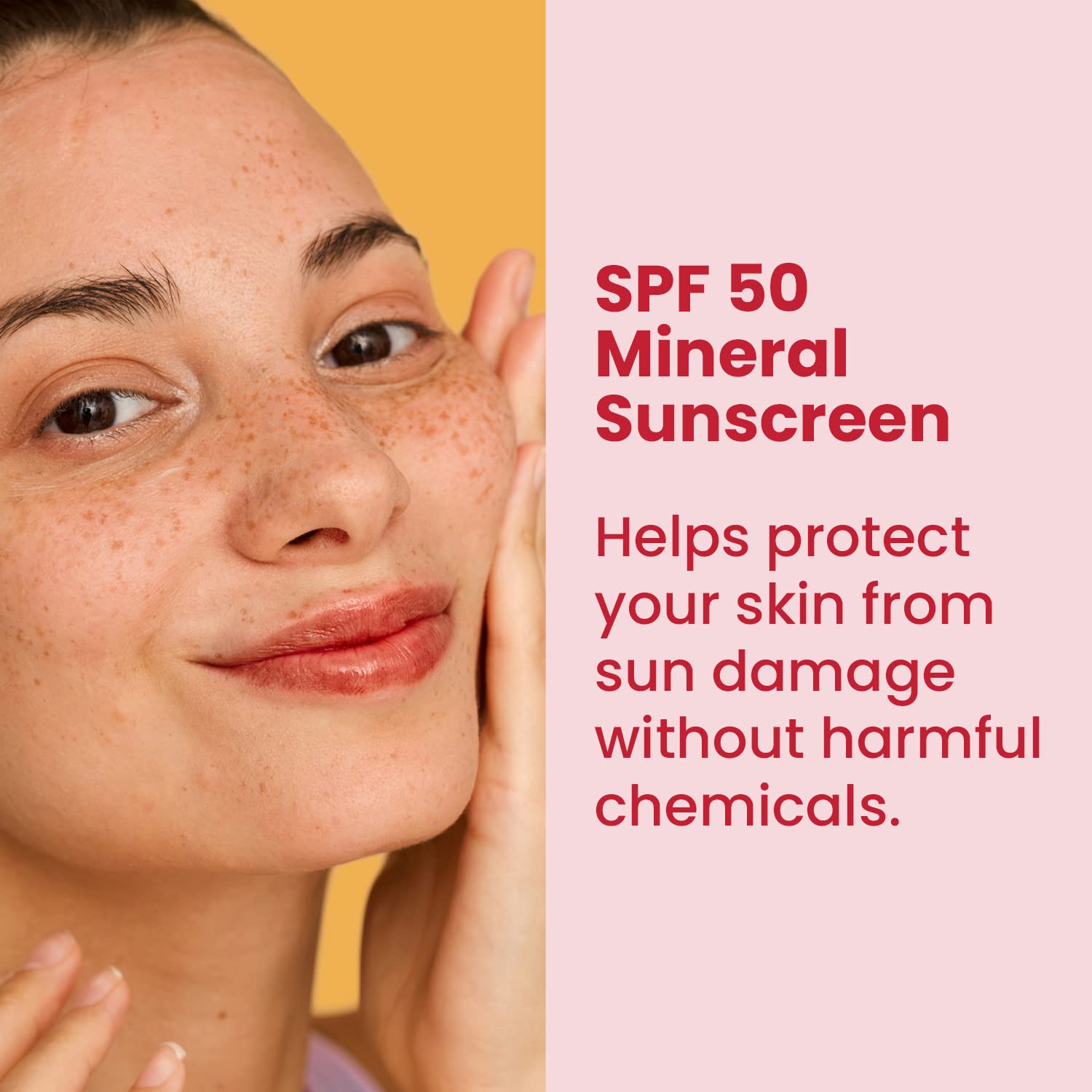 Healthy Skin Lab Protect sensitive skin-friendly formula on display.