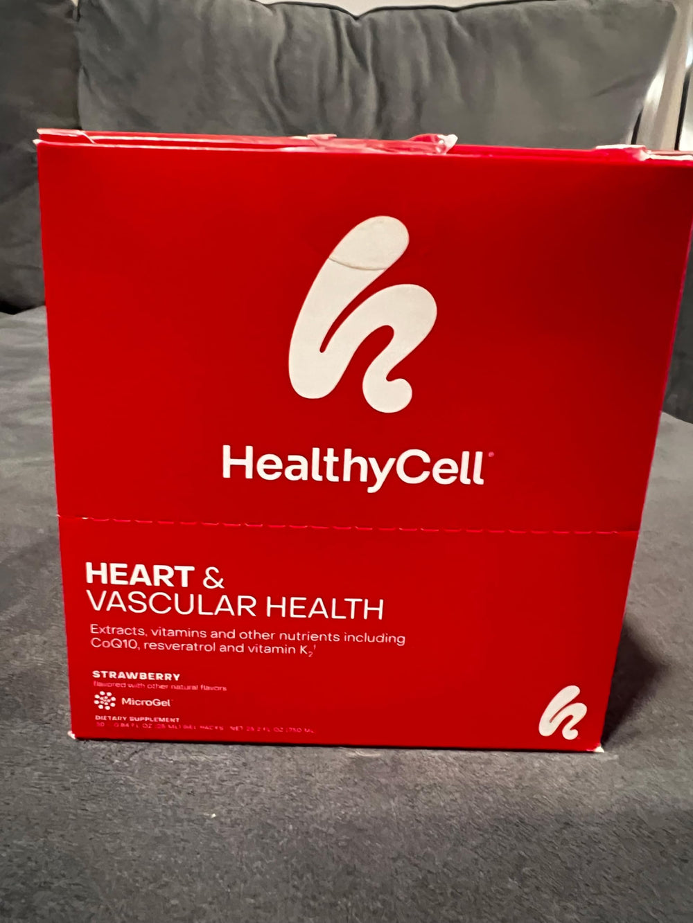 HealthyCell Heart and Vascular strawberry flavor enhances enjoyable daily nutrition.