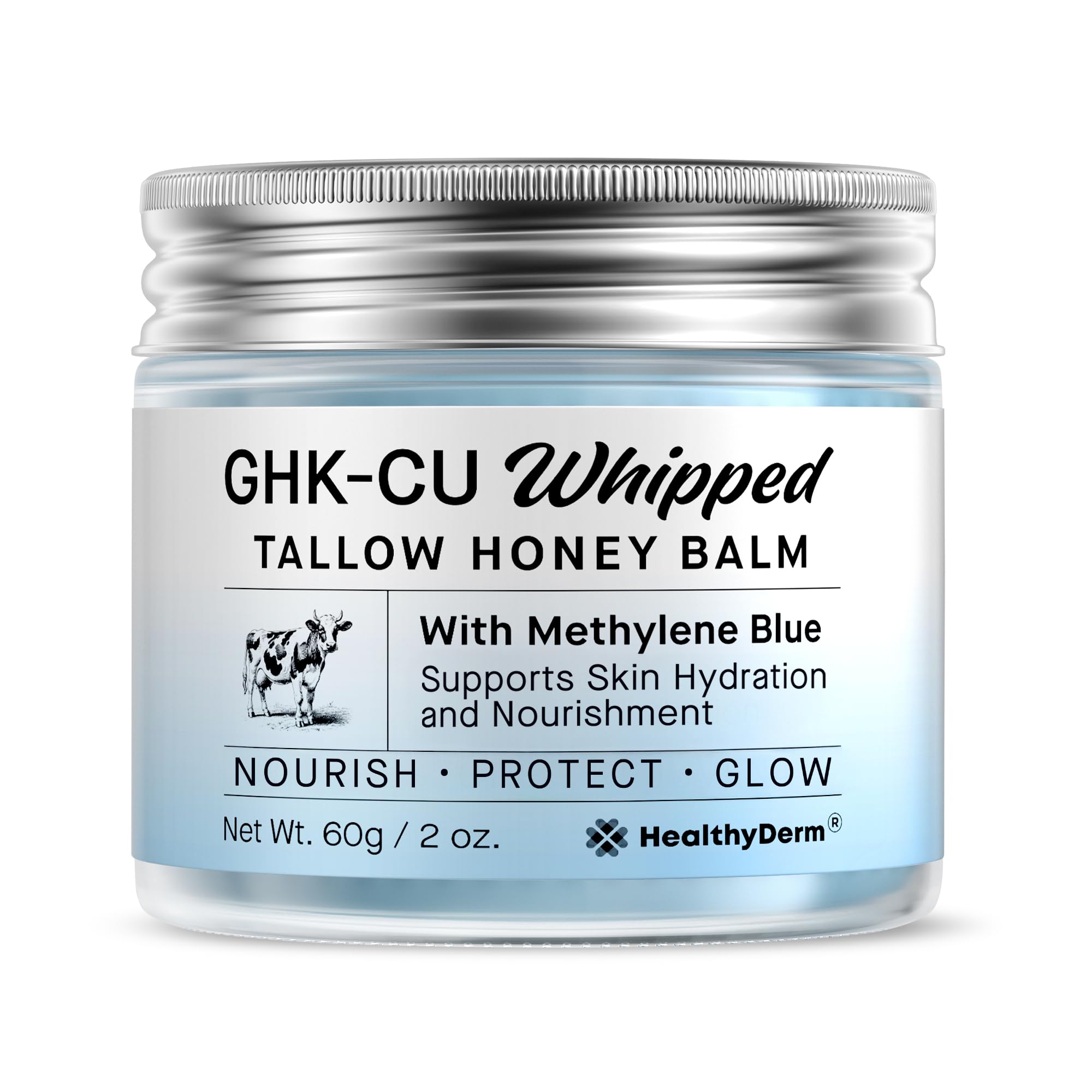 HealthyDerm after-use glow illustrates hydration and comfortable finish.