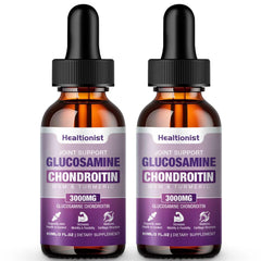 Healtionist 2-pack bottle front view for easy joint support.