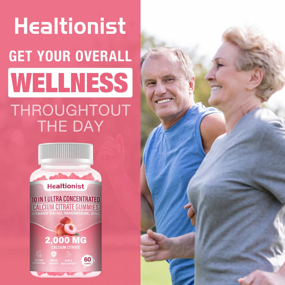 Healtionist lifestyle usage with gummies in daily wellness routine.