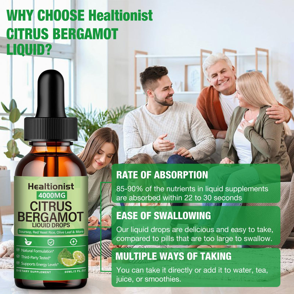 Healtionist bottle on kitchen counter suggests simple integration into daily routine.