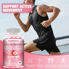 Healtionist magnesium and zinc in gummies support mineral balance.