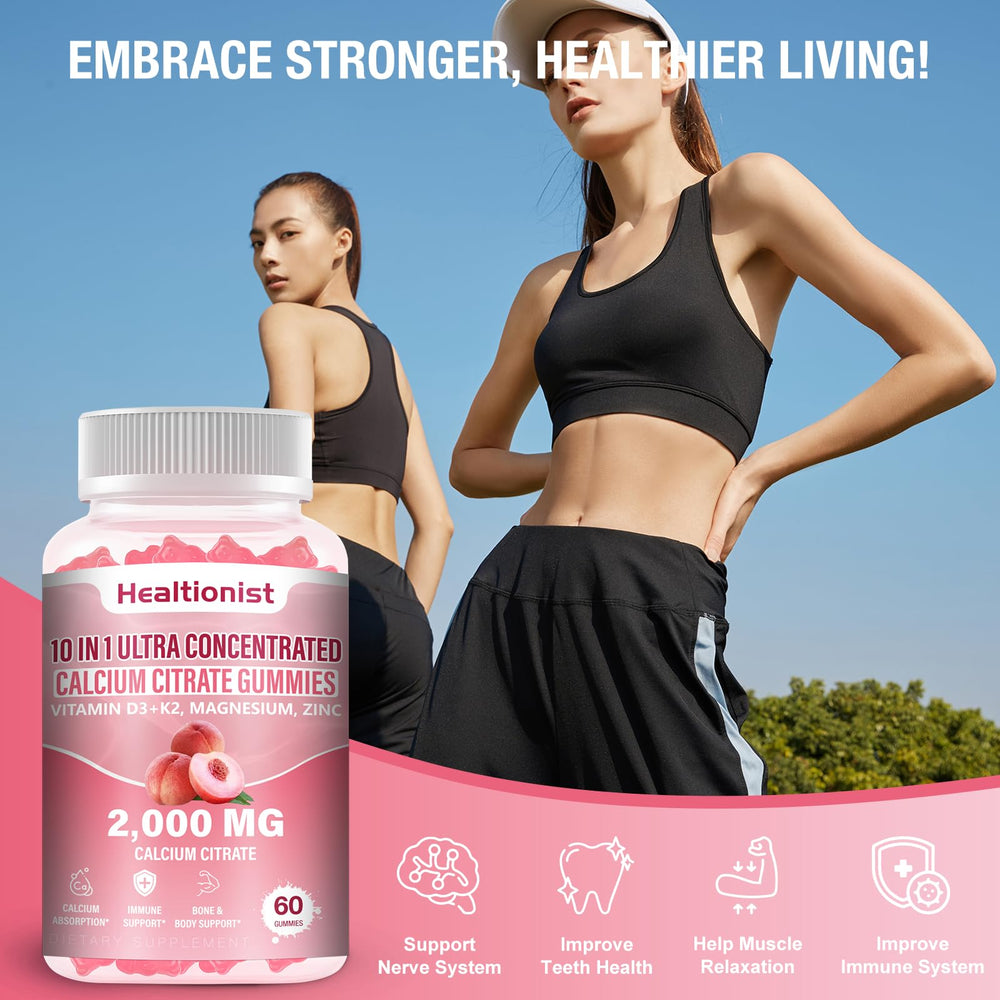 Healtionist two-pack display for convenient at-home supplementation.