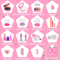 Heaning kids makeup kit blush adds rosy detail during dress up