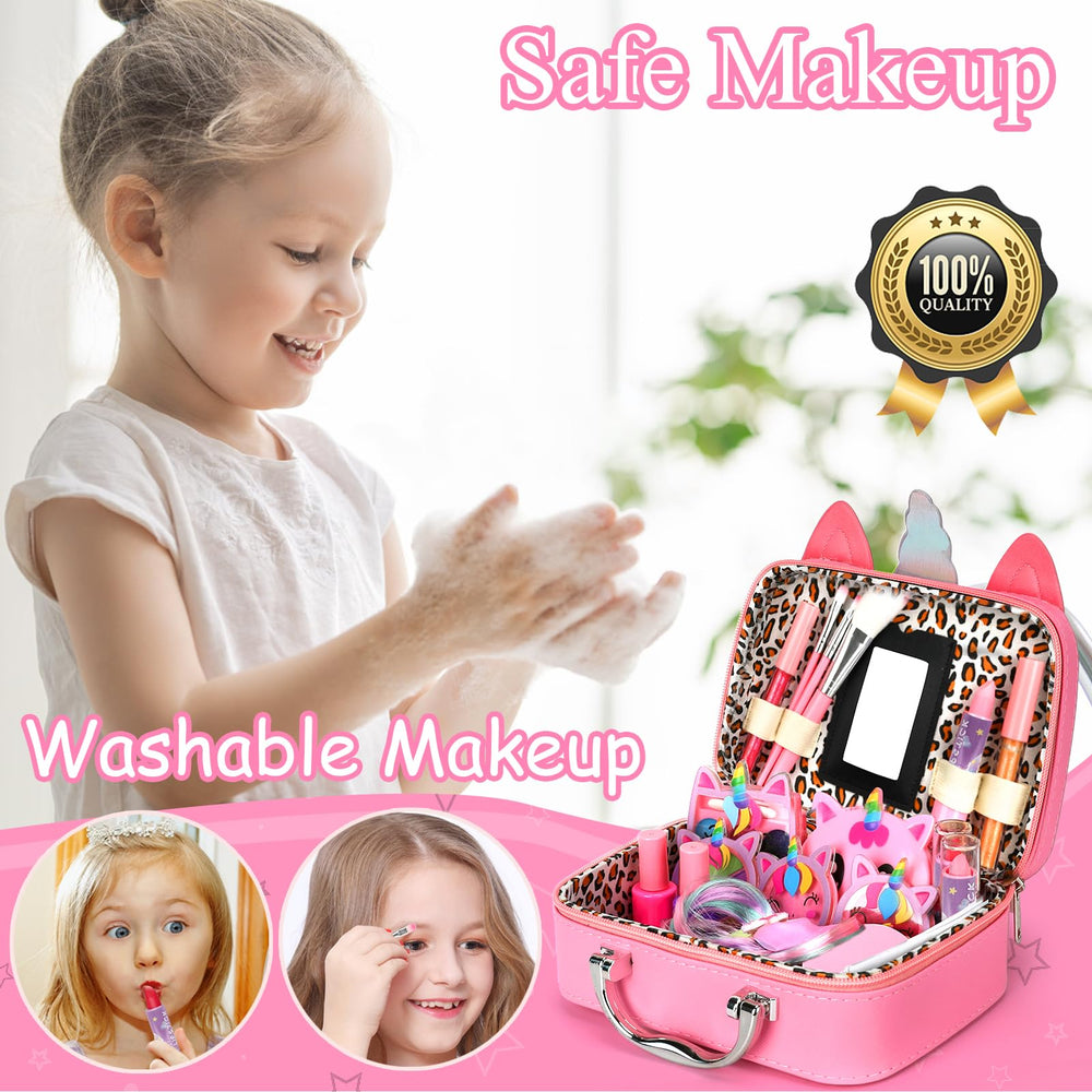 Heaning kids makeup kit eyeshadow palette sparks creative eye looks