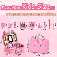 Heaning kids makeup kit lipsticks provide gentle color for budding looks