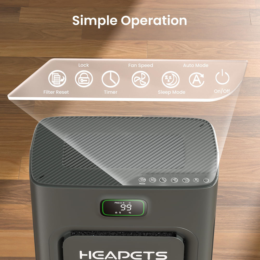 HEAPETS P358 packaging and brand labeling on the box