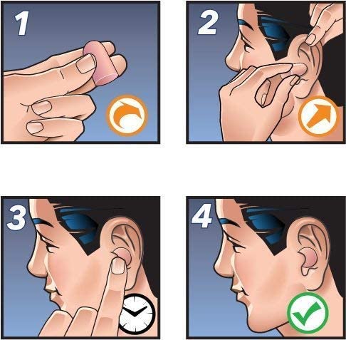 Hearos Xtreme Ear Plugs being used at work, concerts, and while traveling.